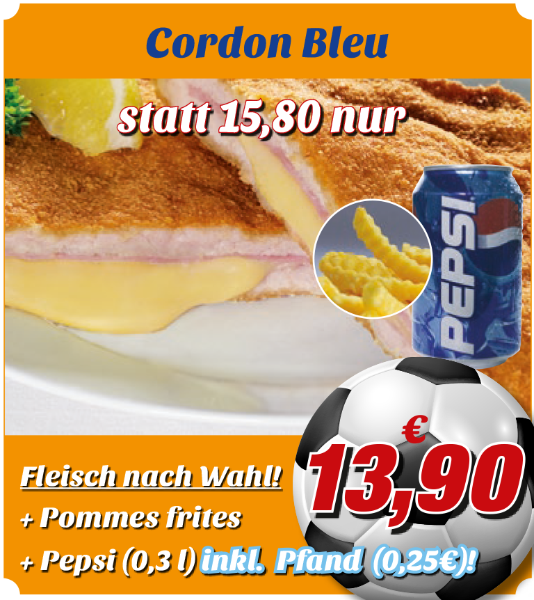 Gutschein-Aktion Cordon Bleu